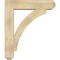 Ekena Millwork Thorton Craftsman Rough Sawn Bracket w/ Offset Brace, Douglas Fir, 8"W x 34"D x 40"H BKT0806X34X40THR04RDF - alternate 2